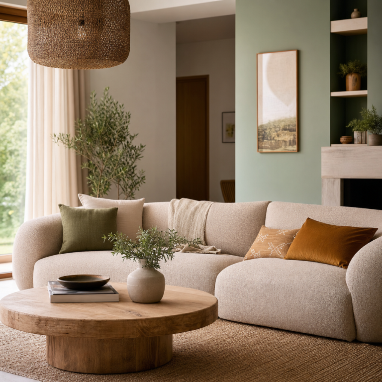 Tendances déco 2026 pour le salon : matières, couleurs et mobilier à retenir